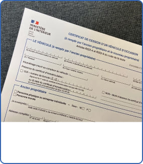 certificat de cession de véhicule, voiture moto camion, épaviste lyon